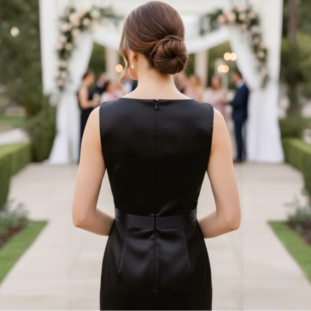 Max & Cleo Black Sleeveless Dress - Picture 6 of 16